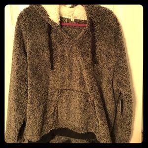 Sherpa Hooded Pullover